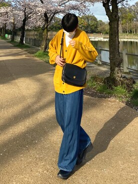 「COS（コス）のアイテム（パンツ）」を使った、kojiさん（メンズ・173cm）の春コーディネート