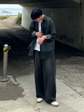 「Bshop（ビショップ）のアイテム」を使った、kojiさん（メンズ・174cm）の春コーディネート