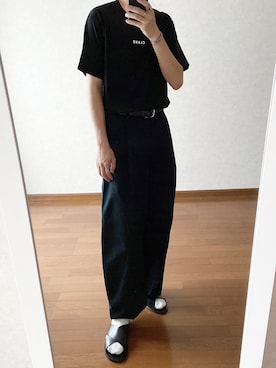 「COS（コス）のアイテム（サンダル）」を使った、kojiさん（メンズ・173cm）の夏コーディネート