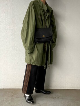 「CHAMULA（チャムラ）のアイテム」を使った、kojiさん（メンズ・173cm）の秋コーディネート