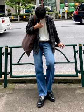 「LUENNA（ルエナ）のアイテム」を使った、kojiさん（メンズ・174cm）の夏コーディネート