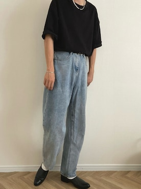 「CHAMULA（チャムラ）のアイテム」を使った、kojiさん（メンズ・173cm）の夏コーディネート