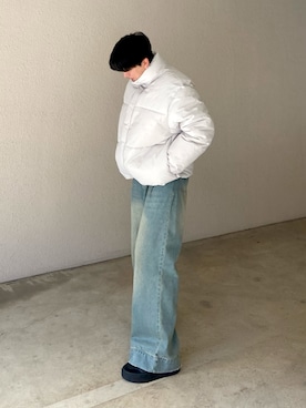 「アイテム（デニムパンツ）」を使った、kojiさん（メンズ・174cm）の秋コーディネート