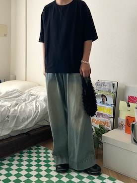 「LUENNA（ルエナ）のアイテム（アクセサリー）」を使った、kojiさん（メンズ・174cm）の夏コーディネート