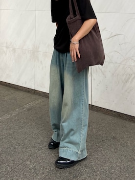 「LUENNA（ルエナ）のアイテム」を使った、kojiさん（メンズ・174cm）の夏コーディネート