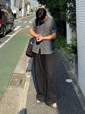 「GAP（ギャップ）のアイテム（トップス）」を使った、kojiさん（メンズ・174cm）の夏コーディネート