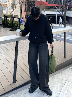 「SML（エスエムエル）のアイテム」を使った、kojiさん（メンズ・174cm）の春コーディネート