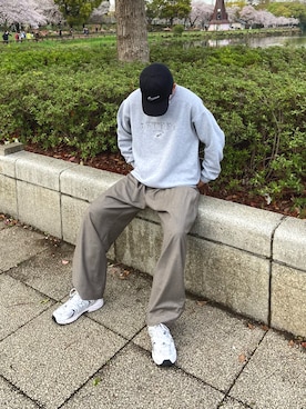 「NIKE（ナイキ）のナイキ スポーツウェア ヘリテージ 86 アジャスタブル キャップ / Nike Sportswear Heritage 86 Adjustable Cap（キャップ）」を使った、kojiさん（メンズ・173cm）の春コーディネート