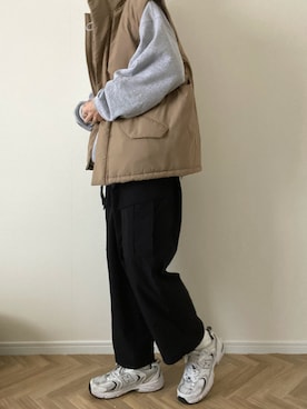 「アイテム（パーカー）」を使った、kojiさん（メンズ・173cm・20代）の冬コーディネート