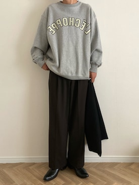 「CHAMULA（チャムラ）のアイテム」を使った、kojiさん（メンズ・173cm）の秋コーディネート