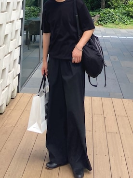 「CHAMULA（チャムラ）のアイテム」を使った、kojiさん（メンズ・174cm）の夏コーディネート