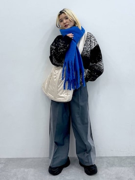 macさん（レディース・161cm）の冬コーディネート