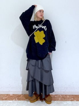 macさん(レディース・161cm)の冬コーディネート