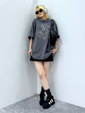 「PBLIM（ページボーイリム）のアイテム（バッグ）」を使った、macさん（レディース・161cm）の夏コーディネート