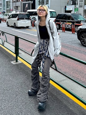 「Anui（アニュイ）のアイテム」を使った、macさん（レディース・161cm）の秋コーディネート