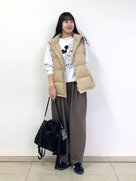 「アイテム（チョーカー）」を使った、ちさん（レディース・175cm）の秋コーディネート