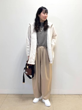 「アイテム（その他アウター）」を使った、ちさん（レディース・175cm・20代）の冬コーディネート