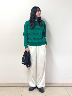 「アイテム（その他小物）」を使った、ちさん（レディース・175cm）の秋コーディネート