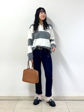 「アイテム（アクセサリー）」を使った、ちさん（レディース・175cm）の秋コーディネート