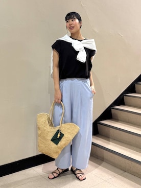 「BARNYARDSTORM（バンヤードストーム）のアイテム（パンツ）」を使った、ちさん（レディース・175cm）の春コーディネート