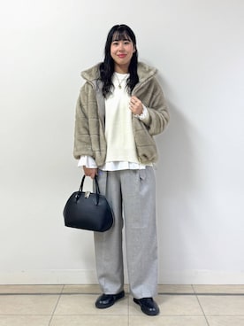 「BARNYARDSTORM（バンヤードストーム）のアイテム」を使った、ちさん（レディース・175cm）の秋コーディネート