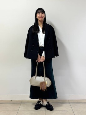「BARNYARDSTORM（バンヤードストーム）のアイテム」を使った、ちさん（レディース・175cm）の秋コーディネート