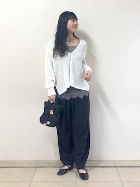 「BARNYARDSTORM（バンヤードストーム）のアイテム（バッグ）」を使った、ちさん（レディース・175cm）の春コーディネート