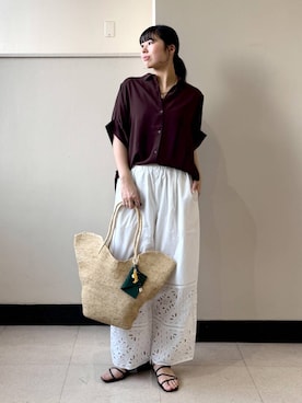 「BARNYARDSTORM（バンヤードストーム）のアイテム（パンツ）」を使った、ちさん（レディース・175cm）の春コーディネート