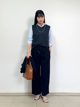 「アイテム（ハンドバッグ）」を使った、ちさん（レディース・175cm）の夏コーディネート