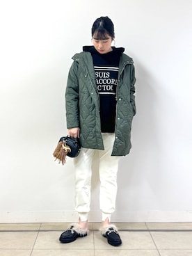 「アイテム（キーホルダー）」を使った、ちさん（レディース・175cm）の秋コーディネート