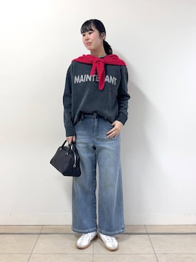 「BARNYARDSTORM」｜ちさん（レディース・175cm）の冬コーディネート