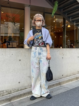 「バンTコーデ」｜こざるさん（レディース・158cm）の春コーディネート