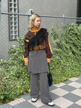 「アイテム（その他トップス）」を使った、こざるさん（レディース・158cm・20代）の夏コーディネート
