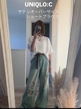 「Mili affinity（ミリアフィニティー）のアイテム」を使った、kanakoさん（レディース・151cm）の夏コーディネート
