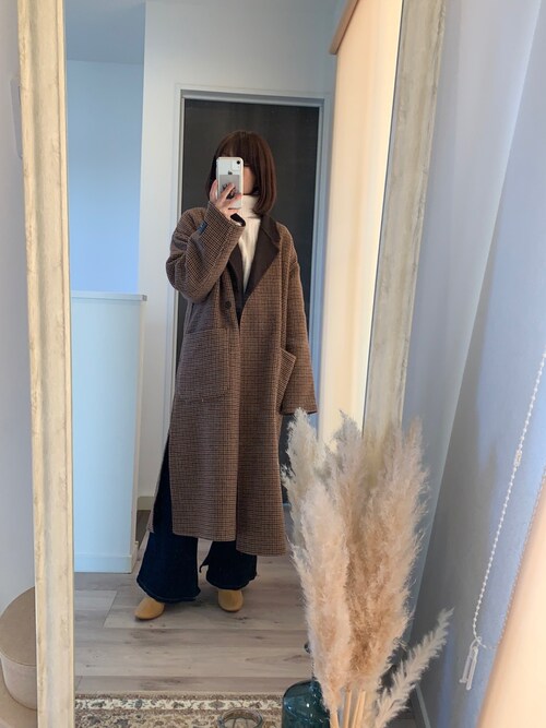 LOWRYS FARM（ローリーズファーム）の「メリノWフェイスチェック 