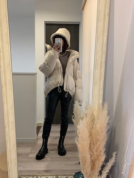 kanakoさん（レディース・150cm）の冬コーディネート