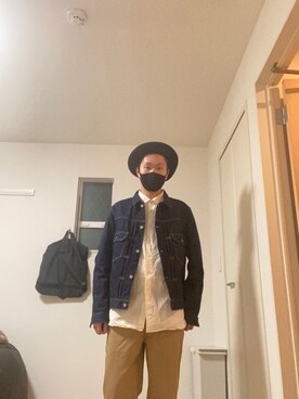 「SCYE BASICS（サイベーシックス）のアイテム（ジャケット/アウター）」を使った、ナオ(相互フォロー希望)さん（メンズ・178cm）の秋コーディネート