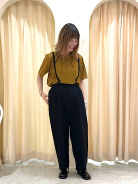 「ナチュラルスタイル」｜「アイテム（その他シューズ）」を使った、ｒｉｅ_さん（レディース・157cm）の夏コーディネート