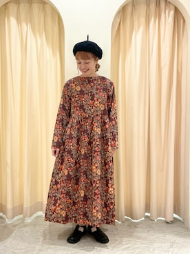 「Samansa Mos2（サマンサ モスモス）のアイテム（帽子）」を使った、ｒｉｅ_さん（レディース・157cm）の夏コーディネート