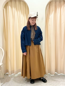 「重ね着ベストシーズン」｜「アイテム（その他シューズ）」を使った、ｒｉｅ_さん（レディース・157cm）の秋コーディネート