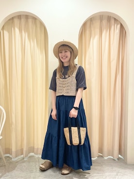 ｒｉｅ_さん（レディース・157cm）の夏コーディネート