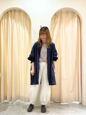 「春服デビュー宣言」｜「アイテム（その他シューズ）」を使った、ｒｉｅ_さん（レディース・157cm）の春コーディネート