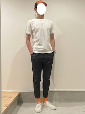 「FIRMUM（フィルマム）のアイテム」を使った、J3さん（メンズ・178cm）の夏コーディネート