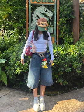 「DIESEL（ディーゼル）のアイテム」を使った、iroさん（レディース・164cm）の秋コーディネート