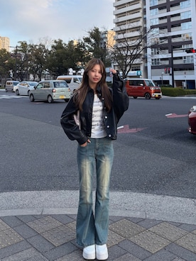 「Acne Studios（アクネストゥディオズ）のアイテム」を使った、iroさん（レディース・164cm）の春コーディネート