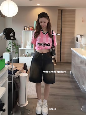 「アイテム（ジャージ）」を使った、iroさん（レディース・164cm）の秋コーディネート