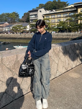 「トレーナー」｜iroさん（レディース・164cm）の秋コーディネート