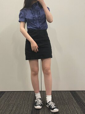 「NARACAMICIE（ナラカミーチェ）のアイテム」を使った、sakiさん（レディース・160cm）の夏コーディネート