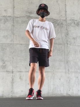 「JORDAN1」｜ねるくさん（メンズ・174cm）の夏コーディネート