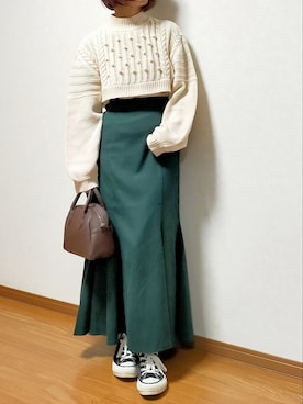 のんくる🌼さん（レディース・154cm）の冬コーディネート